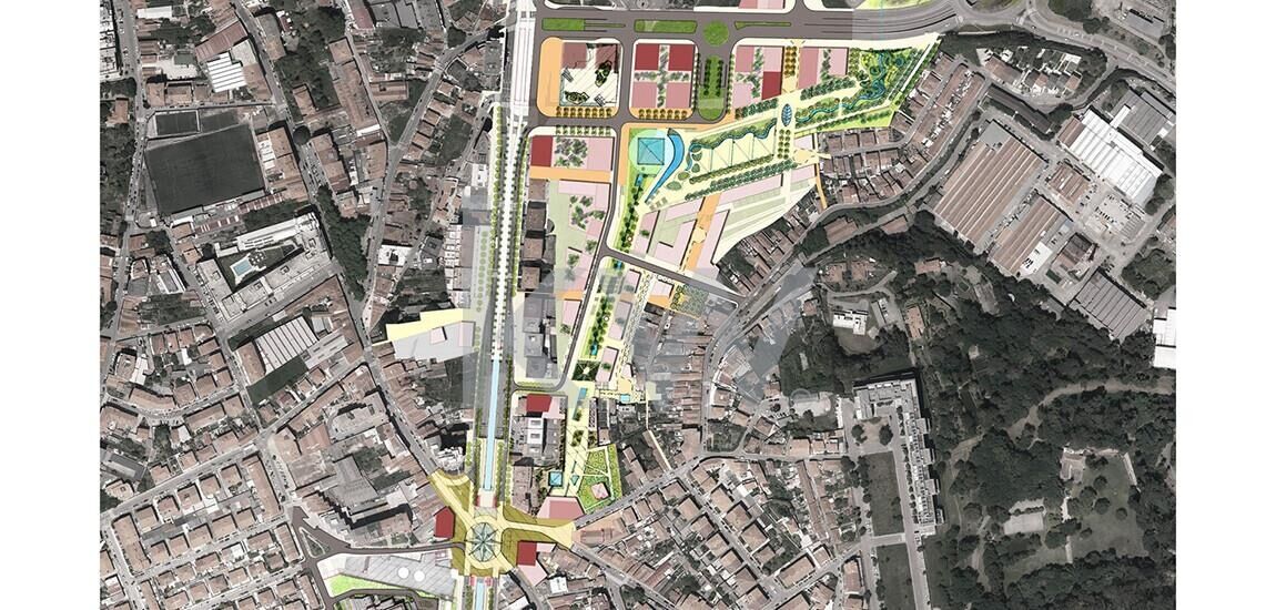 Prédio  novo com jardim em Vila Nova de Gaia