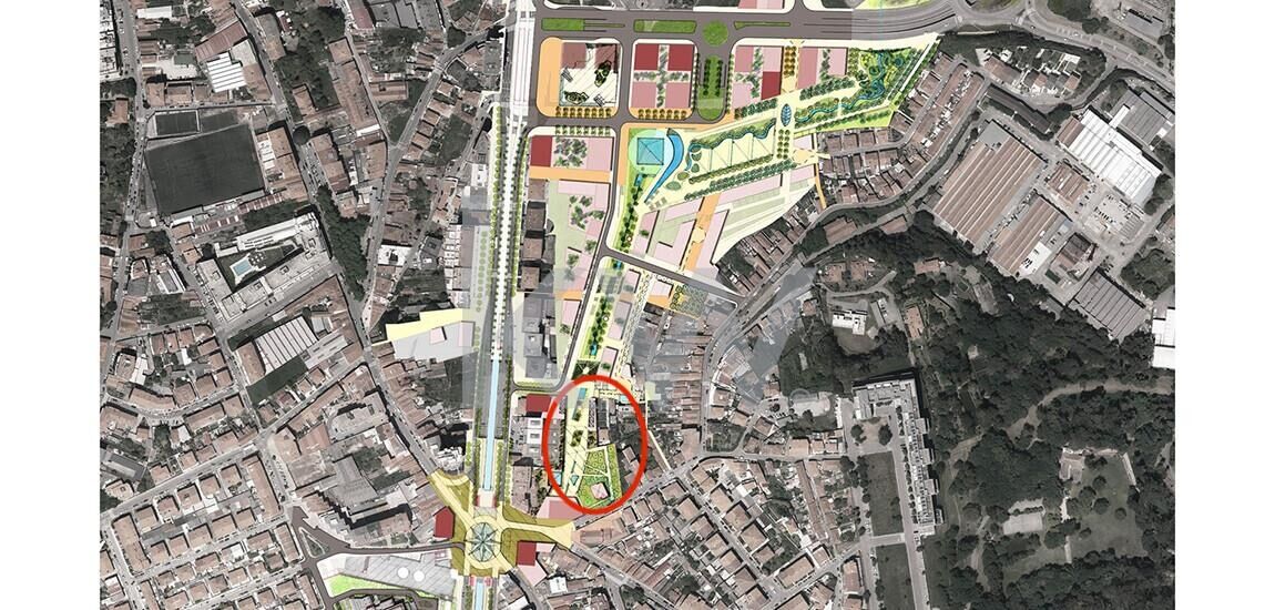 Prédio  novo com jardim em Vila Nova de Gaia