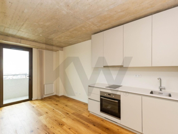 Apartamento T1 novo em Leça da Palmeira