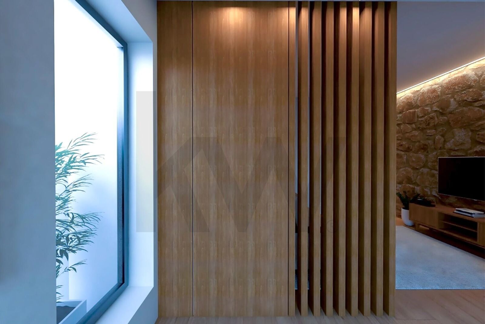 Moradia T1 renovada com jardim em Custóias