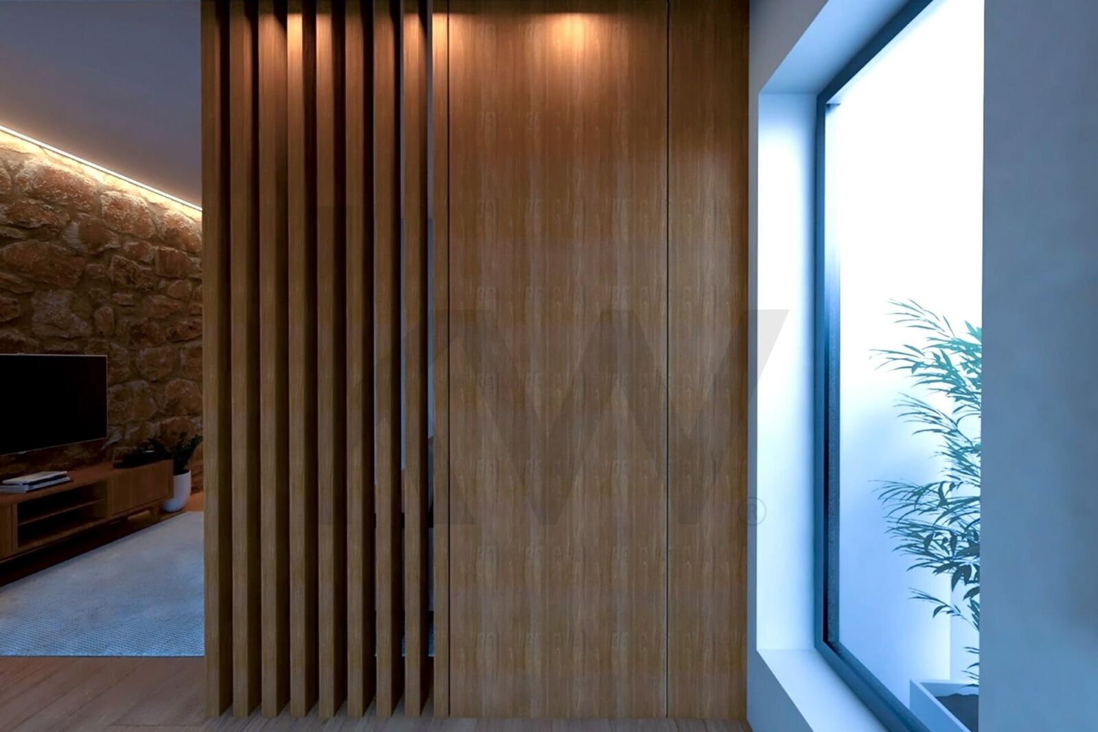 Moradia T1 renovada com jardim em Custóias