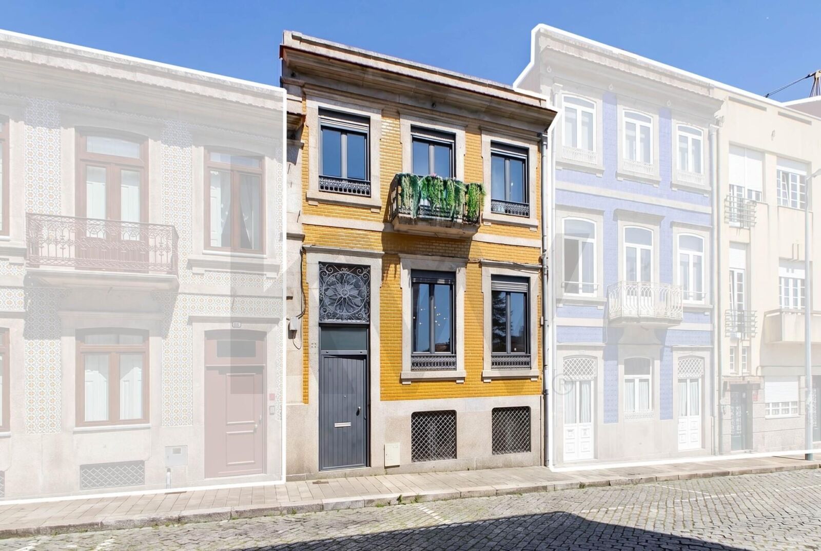 Moradia T3+1 renovada com jardim em Bonfim