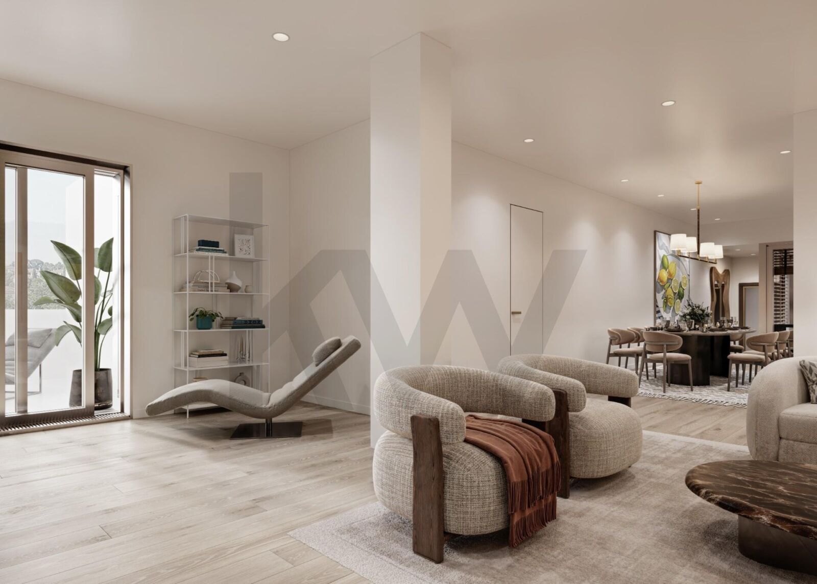 Apartamento T3+1 renovado com terraço no Porto