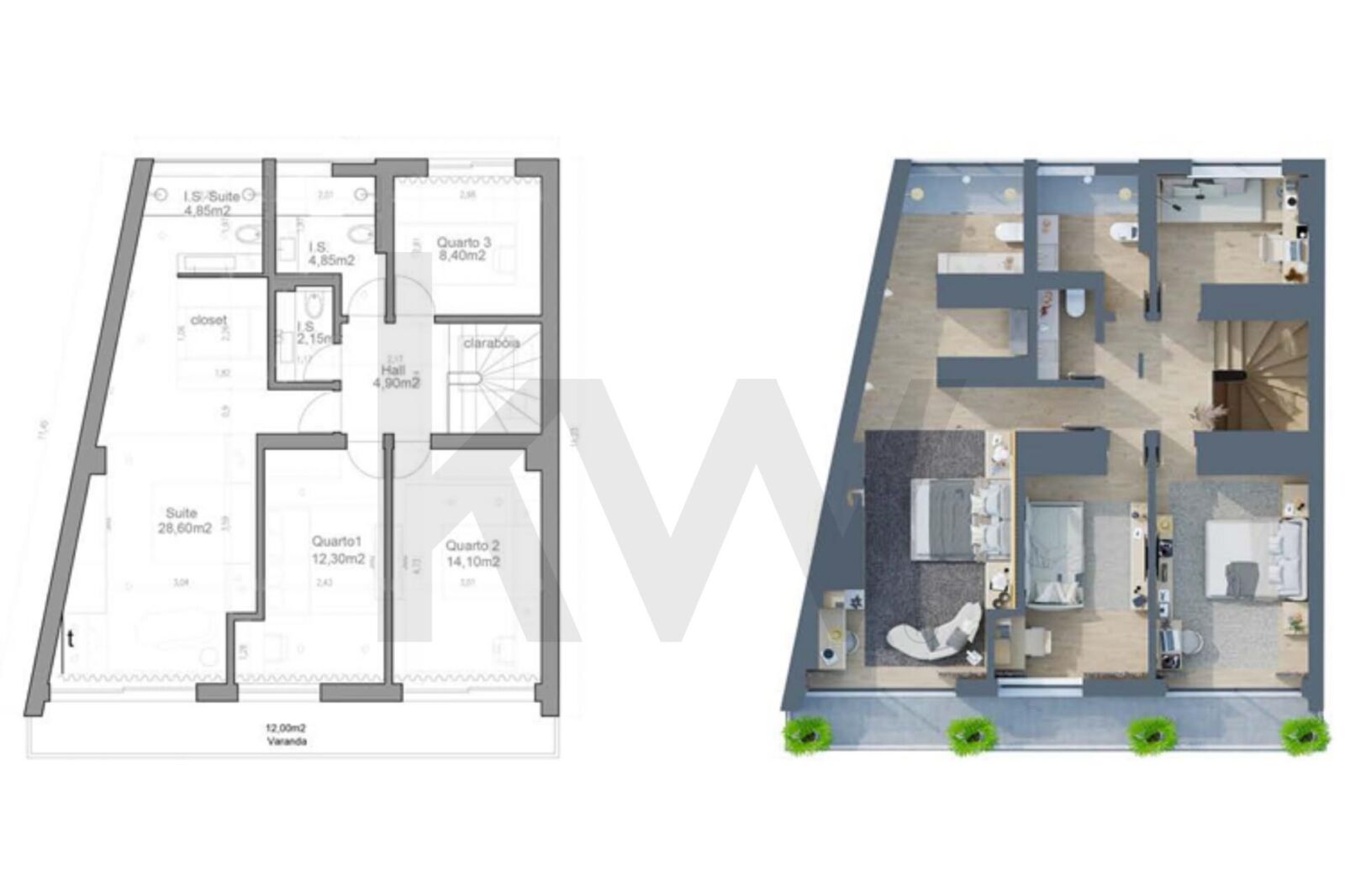 Moradia T3+1 com piscina no Porto